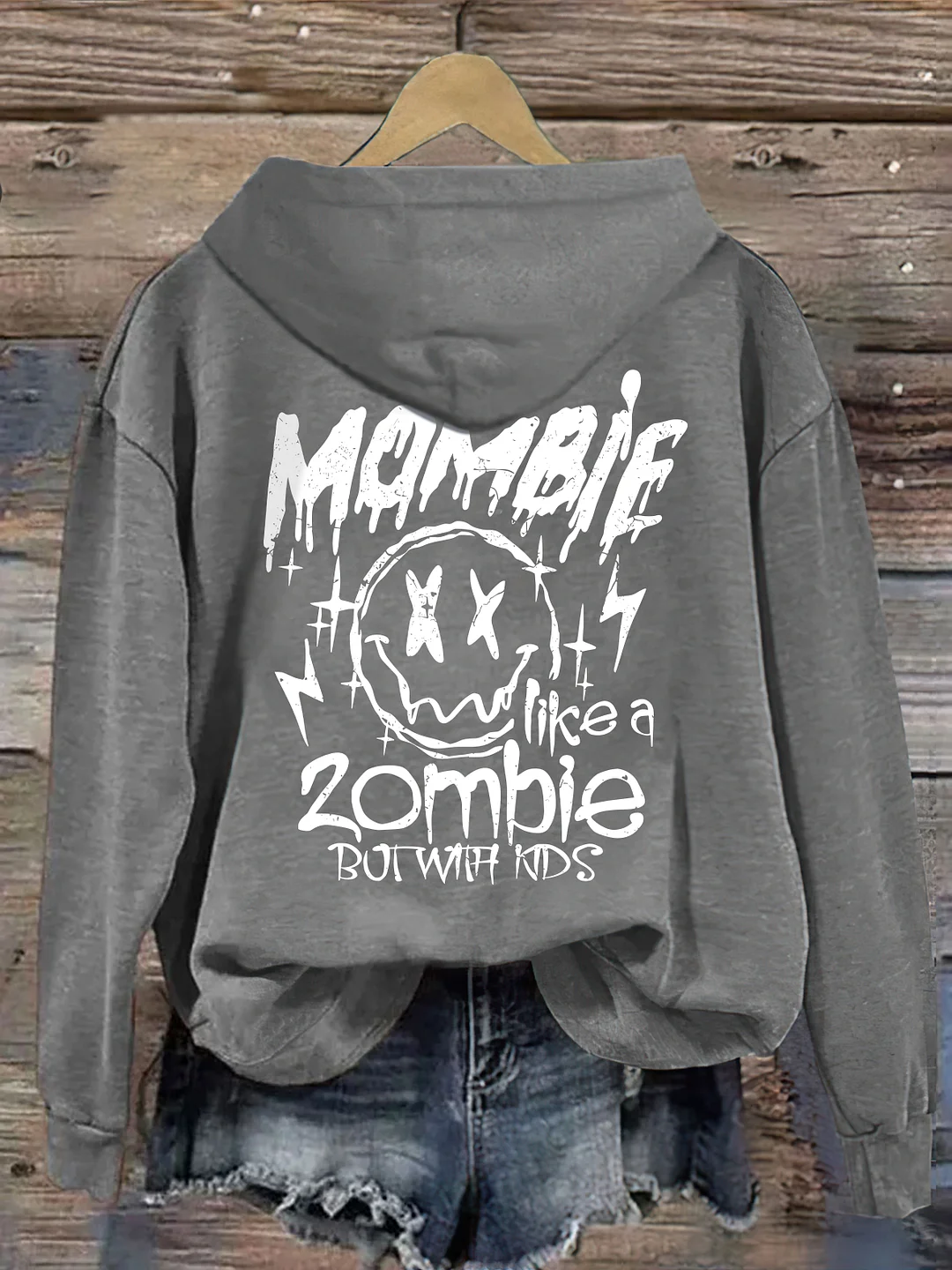 Mombie Like A Zombie But With Kids Hoodie