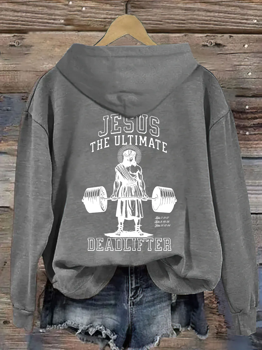 Vintage Jesus Ultimate Deadlifter Hoodie