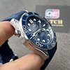 Seamaster Diver 300M Blue Ceramic Blue Dial on Blue Rubber Strap 42mm Super Clone