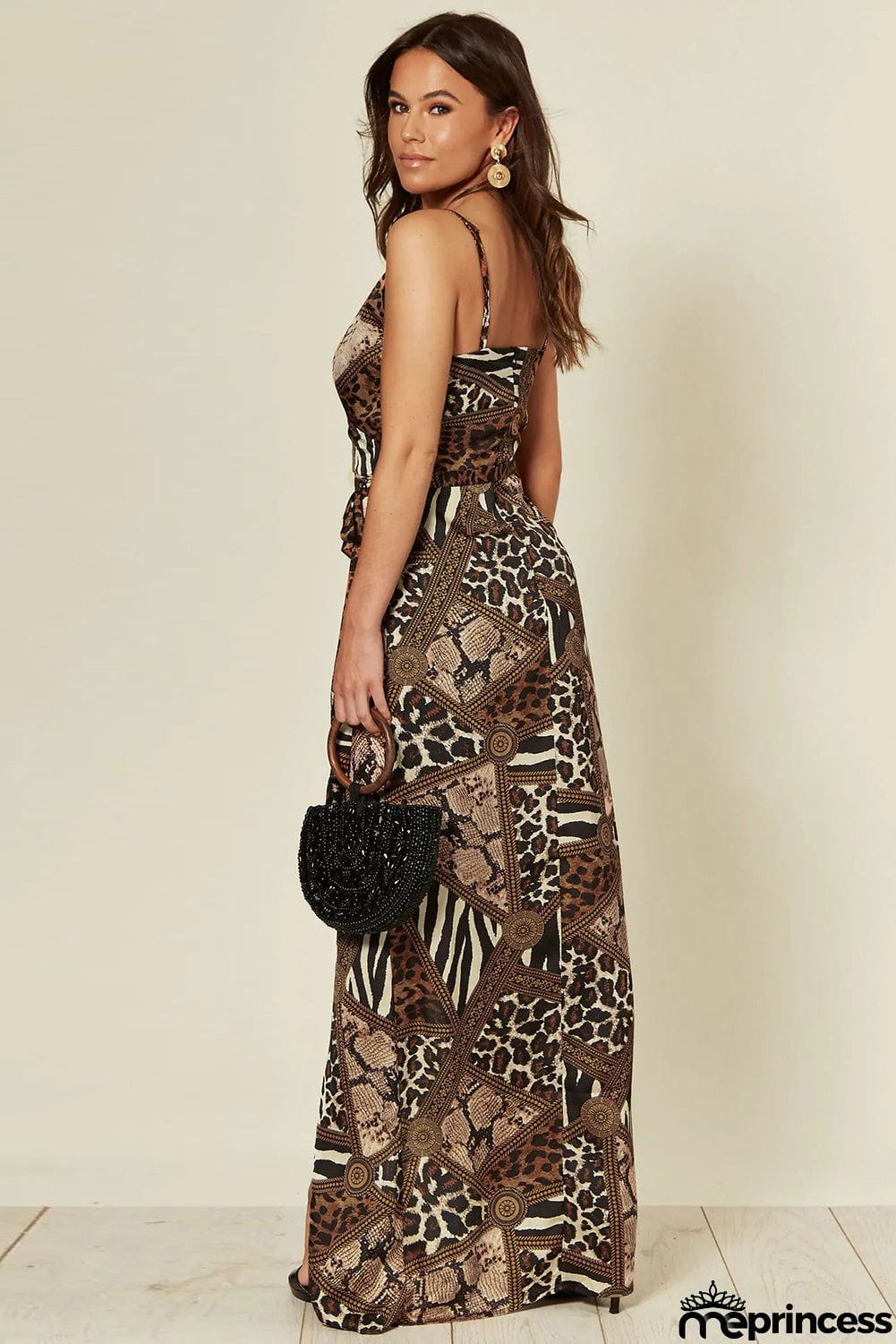 Wrap Maxi Dress With Slit
