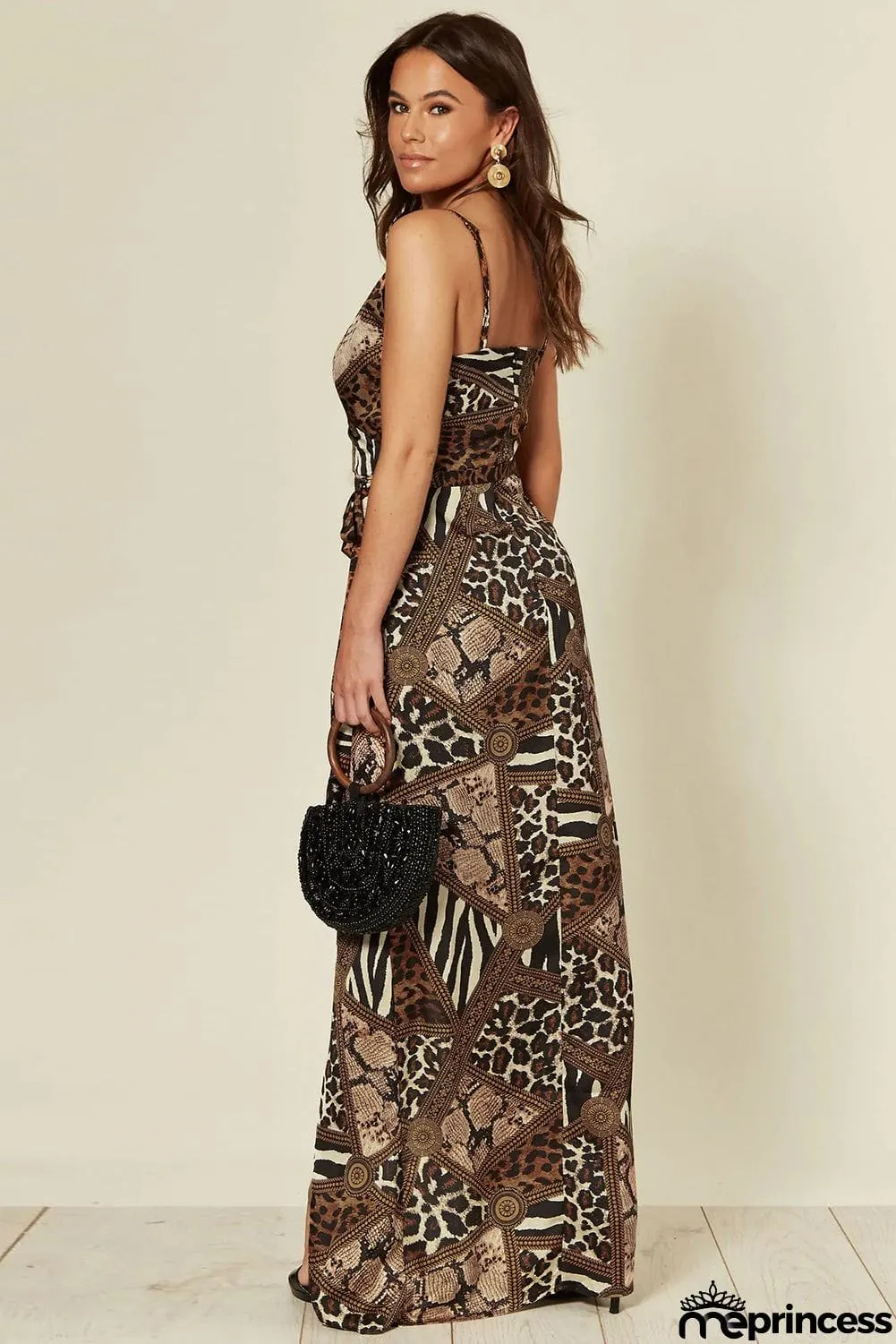 Wrap Maxi Dress With Slit