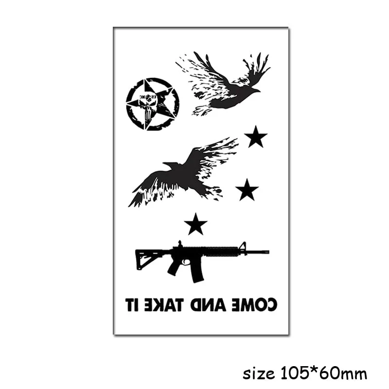 Temporary Tattoo Stickers Sexy Cross English Alphabet Line Fake Tatto Waterproof Tatoo Hand Leg Belly Small Size for Women Men