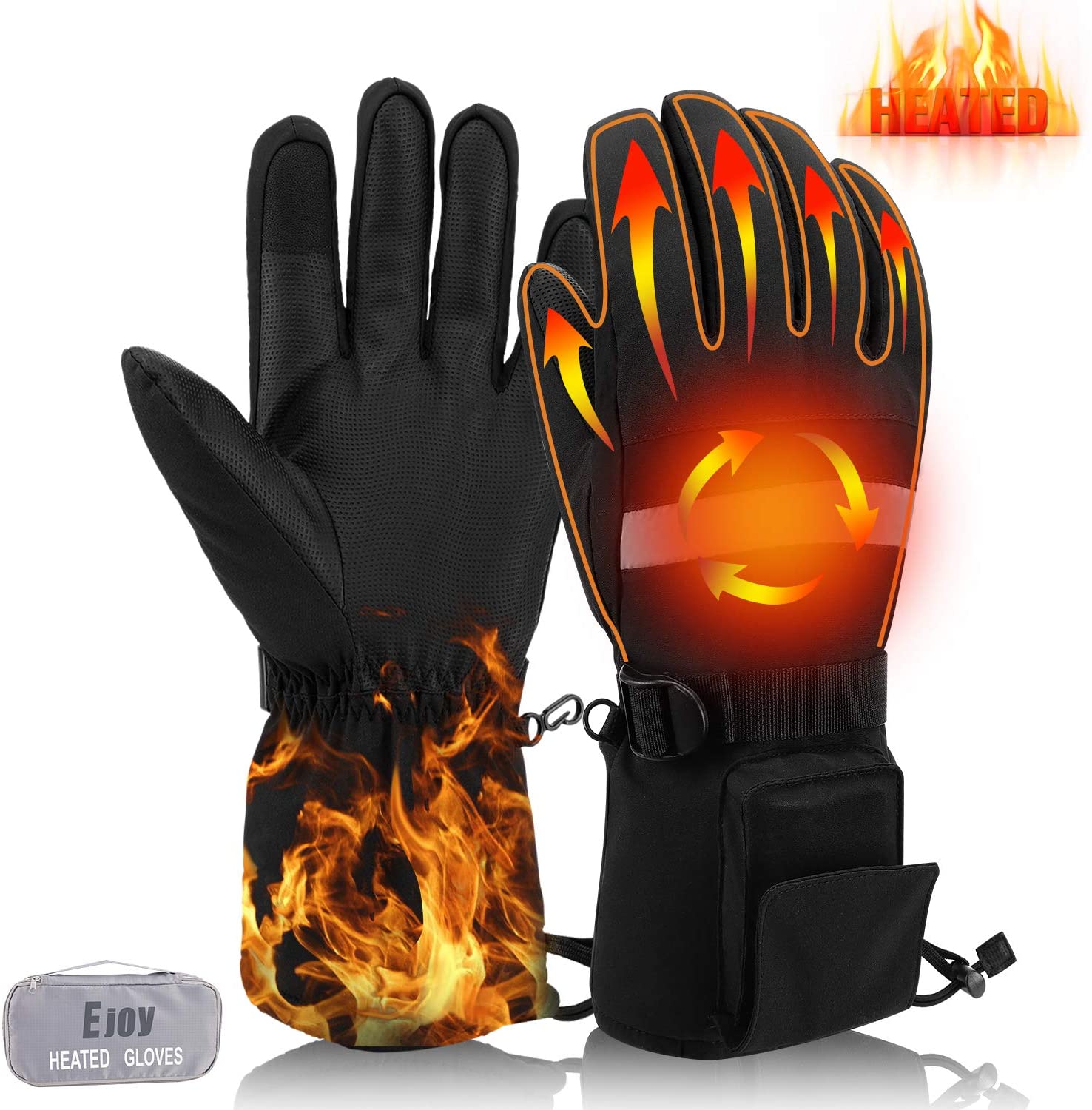Arthritis Glove，Warm Gloves for Cycling Motorcycle Hiking Skiing Mountaineering Heated Gloves with Heated for Men and Women 