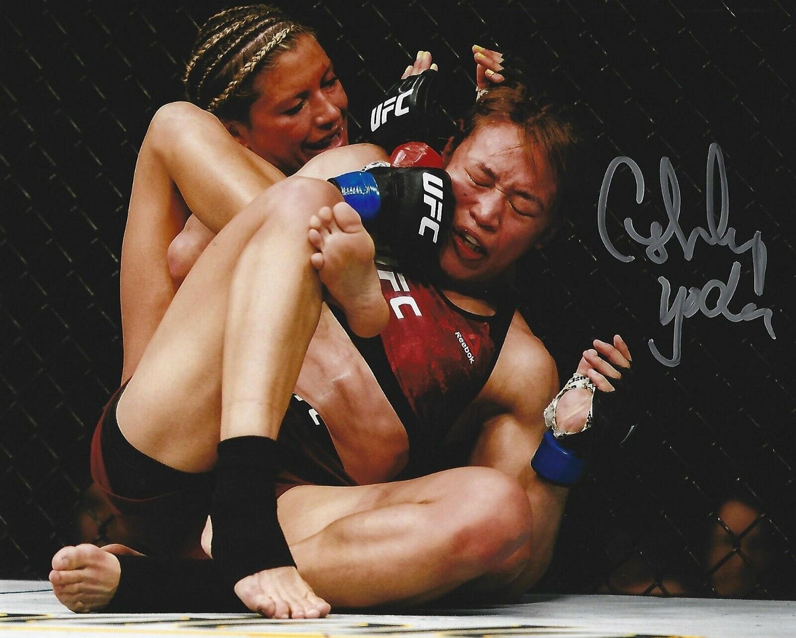 Ashley Yoder Signed 8x10 Photo Poster painting Invicta FC UFC MMA Picture Autograph 222 252 30