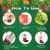 6Pcs/set Diamond Painting Spiral Lanyard Christmas Snowman Pendant
