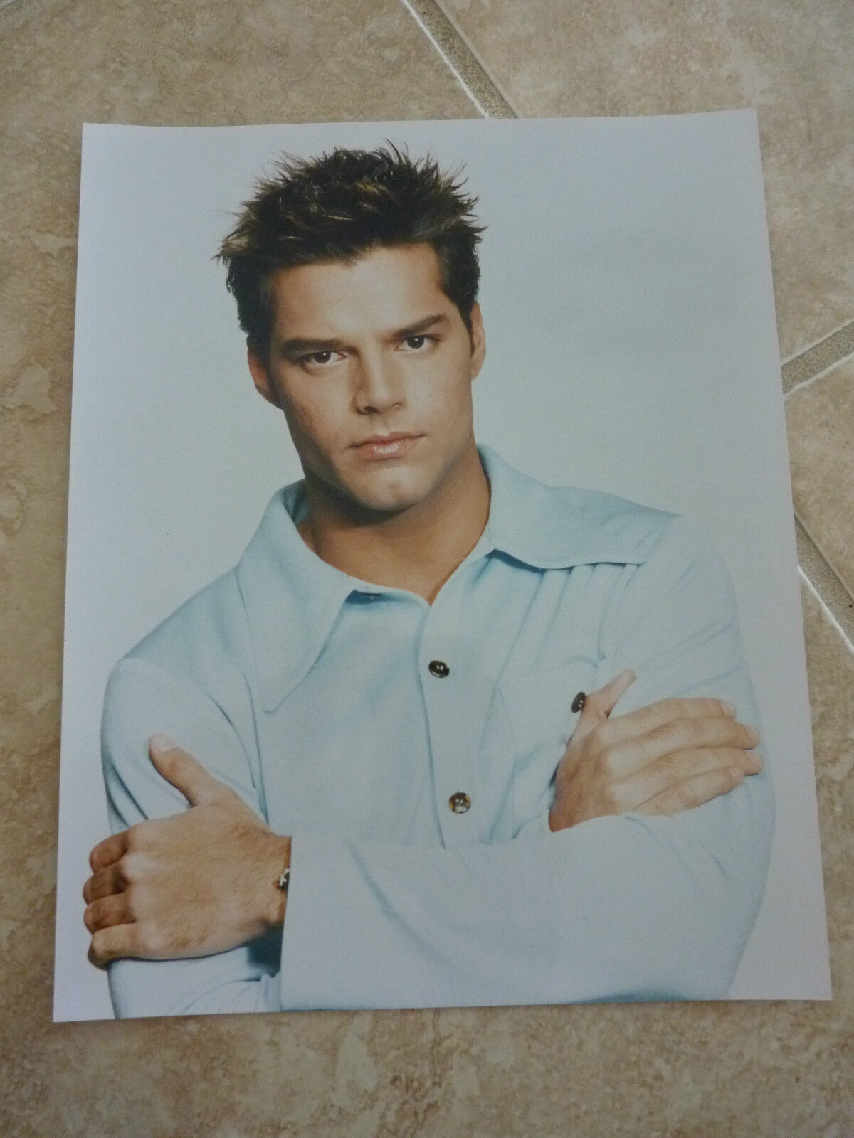 Ricky Martin Color 8x10 Photo Poster painting Promo