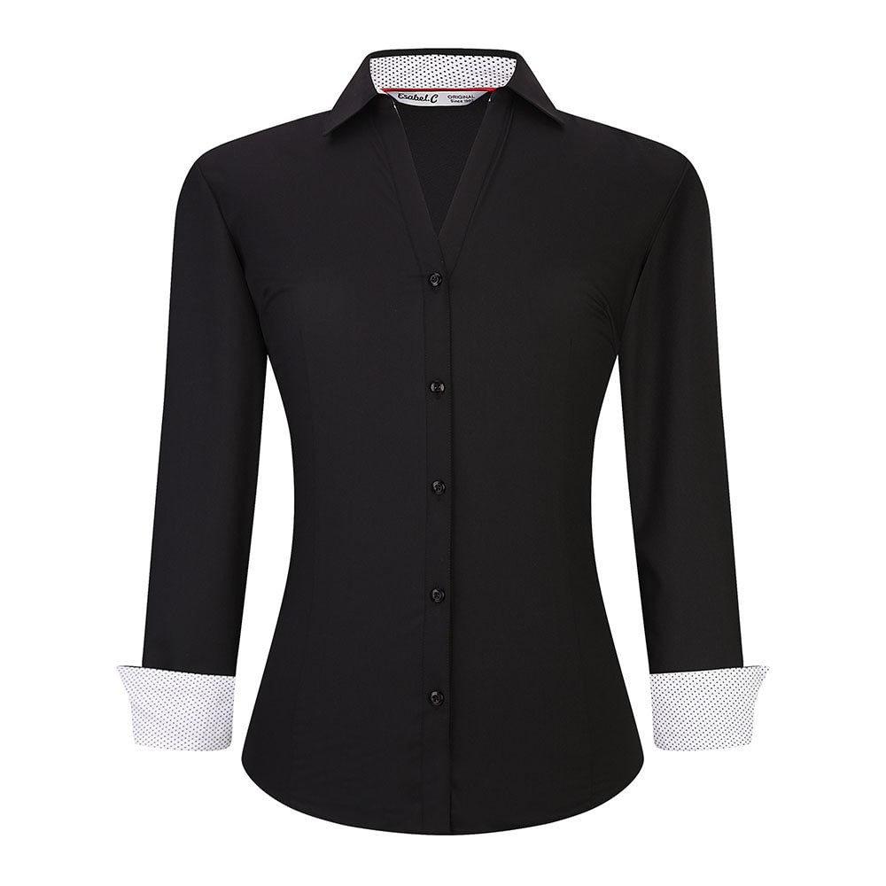 Women's Eco Shirt Black Alex Vando Fashion