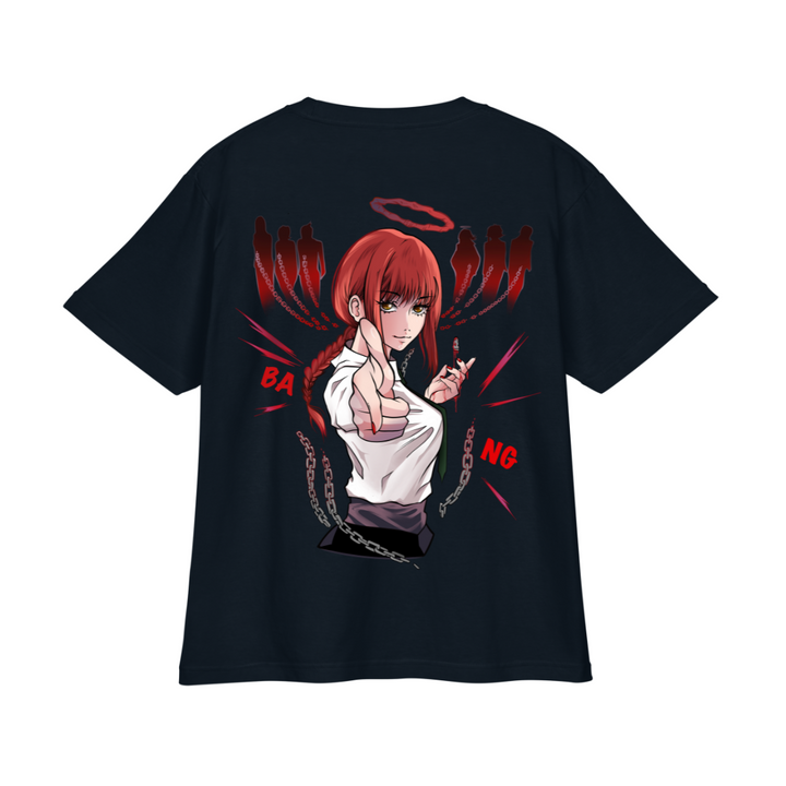 "Makima X Bang - Chainsaw Man" Oversized T-Shirt