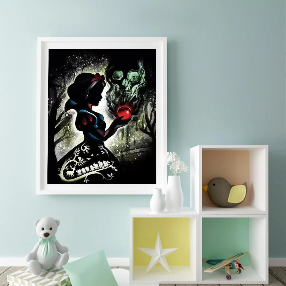 Full Round Diamond Painting 40*50cm - Silhouette