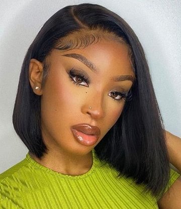 Side Part Bob Wigs Bone Straight For Black Women US Mall Lifes