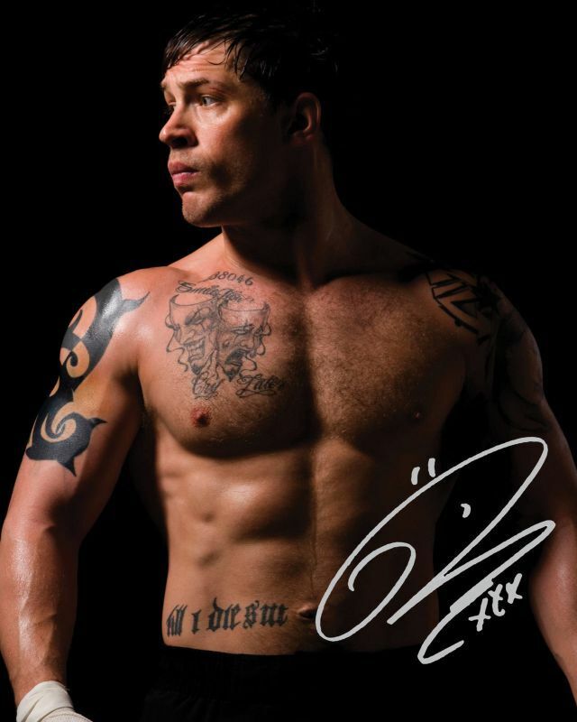 Tom Hardy - Warrior Autograph Signed Photo Poster painting Print