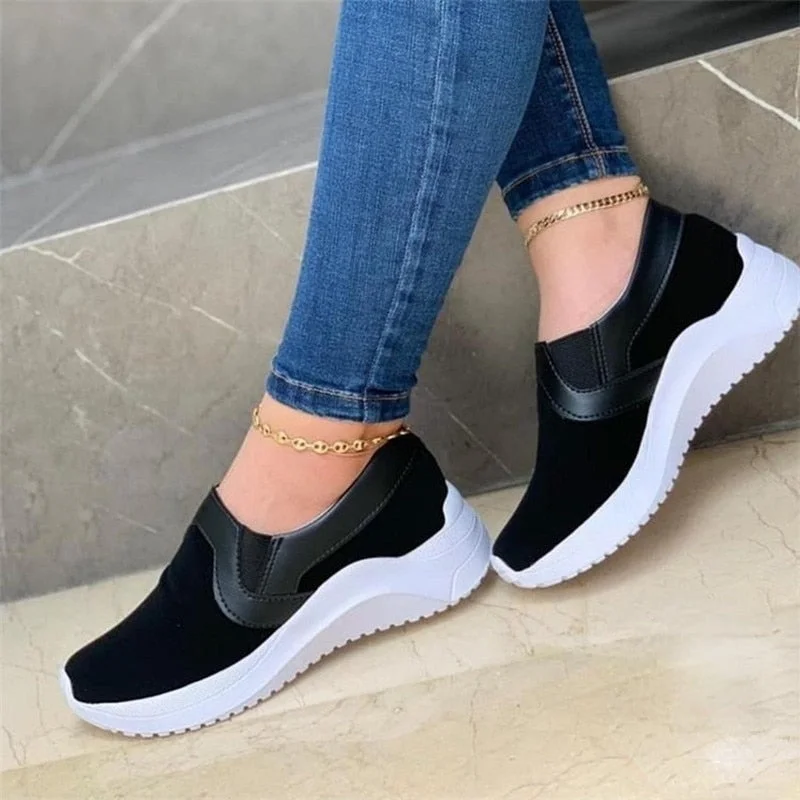 Women's Shoes for Autumn Casual Sport Shoes Women Fashion Sneakers Flats Women Platform Plus Size Loafers Zapatillas Muje New