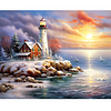 Diamond Painting-DIY Full Round Drill Lighthouse