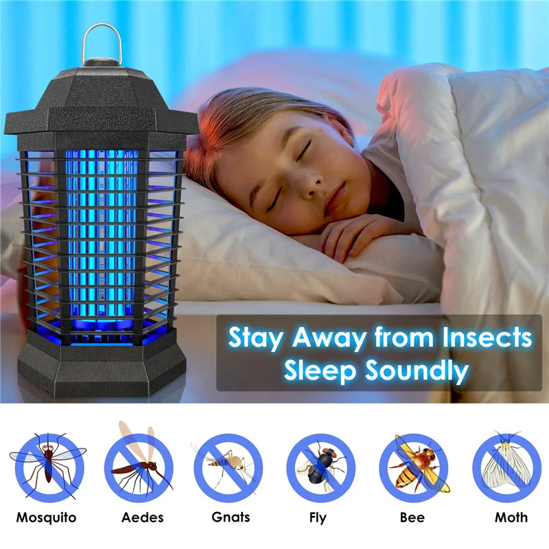 Mosquito Zapper Lamp Outdoor , Bug Zapper Outdoor Electric, Insect Fly Traps, Mosquito Killer for Patio、、sdecorshop