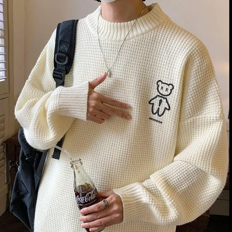 Brownm Boy Bear Sweater