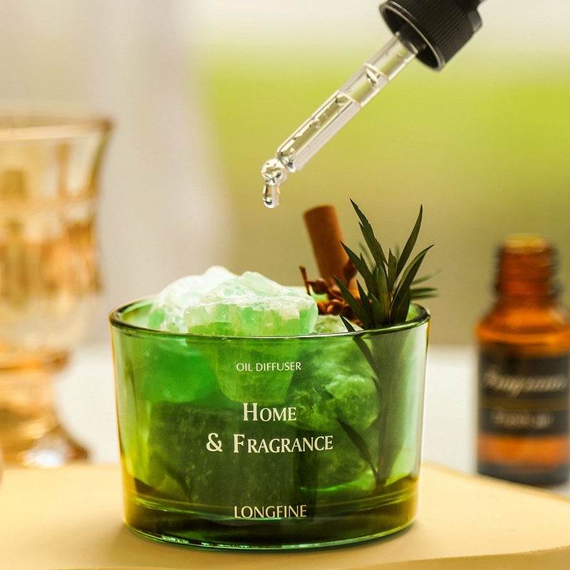 Elegant Romantic Letter Natural Crystal Essential Oil Aromatherapy Home Fragrance