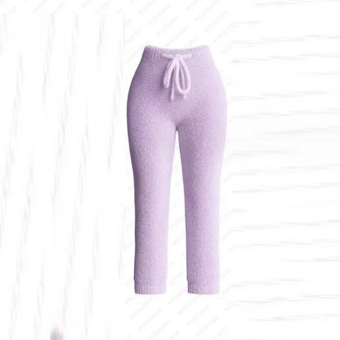 Uveng Uveng 2025 New Knitted Plush Long-Sleeved Coat Vest Shorts Four-Piece Set + Three-Piece Set