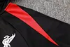 Joyfball 2024/2025 Liverpool Half-Pull Hat Style Training Suit Black Jersey 1:1 Thai Quality Set