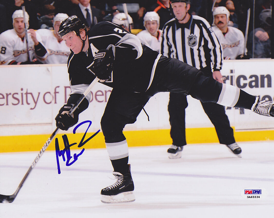 Matt Greene SIGNED 8x10 Photo Poster painting Los Angeles Kings ITP PSA/DNA AUTOGRAPHED