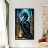 Dragon In The Castle-11CT Stamped Cross Stitch 40*65cm/15.75*25.59in(Big Size)