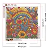Diamond Painting -DIY Round Drill Colorful Love(40x40cm)