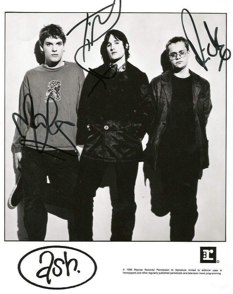 Ash AUTHENTIC BRITPOP autographs, In-Person signed Photo Poster painting