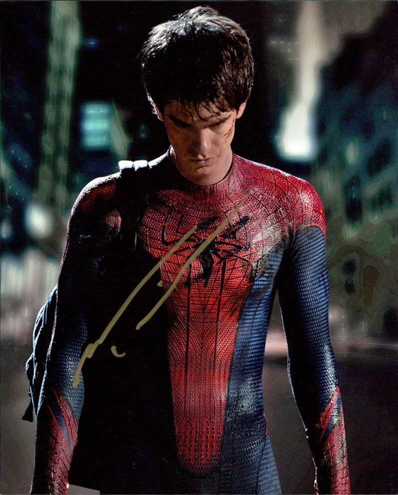 Andrew Garfield (Spiderman) signed authentic 8x10 Photo Poster painting COA