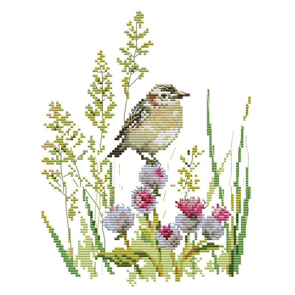 

A Bird - 14CT Stamped Cross Stitch - 23*29cm, 501 Original