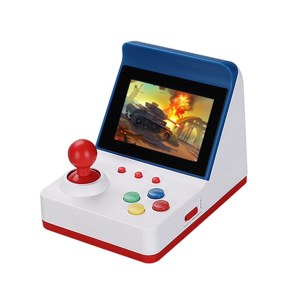

Powddiy A6 Mini Retro Game Console 360 Games Player, Red, 501 Original