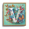 Butterfly Flower V 5D Partial Drill DIY Diamond Painting Kit 30*30cm