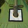 Anti-Scald Camping Tent Stove Chimney Fireproof Ribbon with Adjustable Clamps