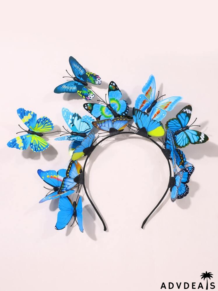 Butterfly Decor Hair Hoop