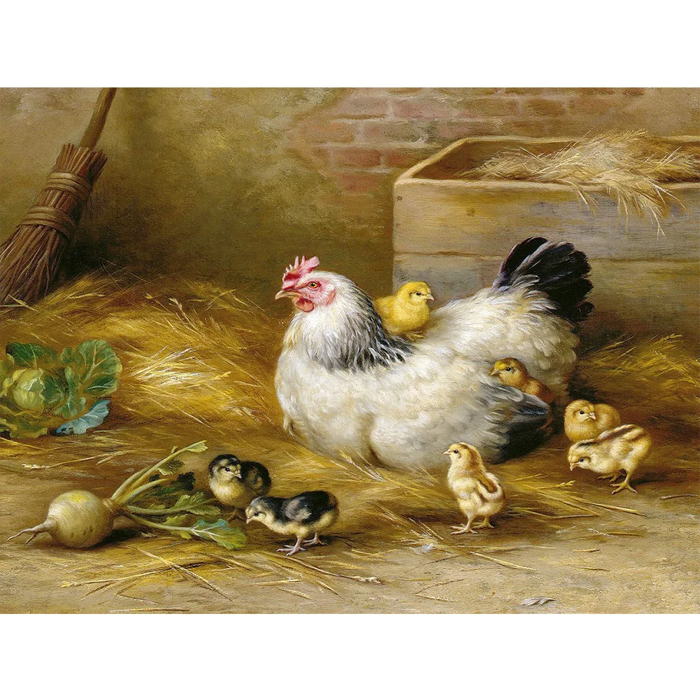Diamond Painting - Full Round/Square Drill - Rooster(30*40 - 50*60cm)