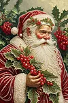 DIY Pearl Painting - Handmade Self - Adhesive Pearls - Santa Claus