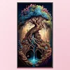 >SALE<Full Embroidery Eco-cotton Thread 161CT Printed Large Tree Cross Stitch 40x70cm