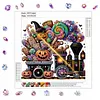 Train DIY Partial Drill Rhinestone Diamond Painting Kit 30x30cm