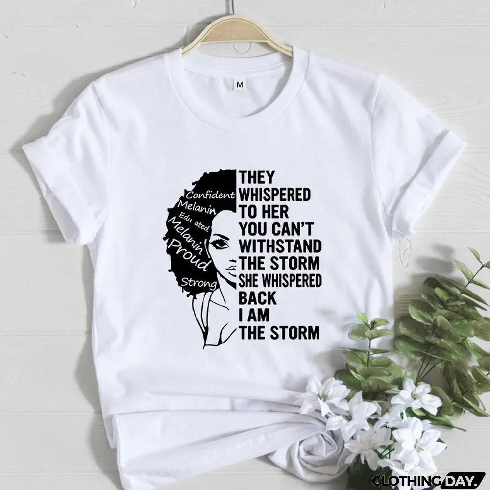 Black White Fashion Casual Print Basic O Neck Tops