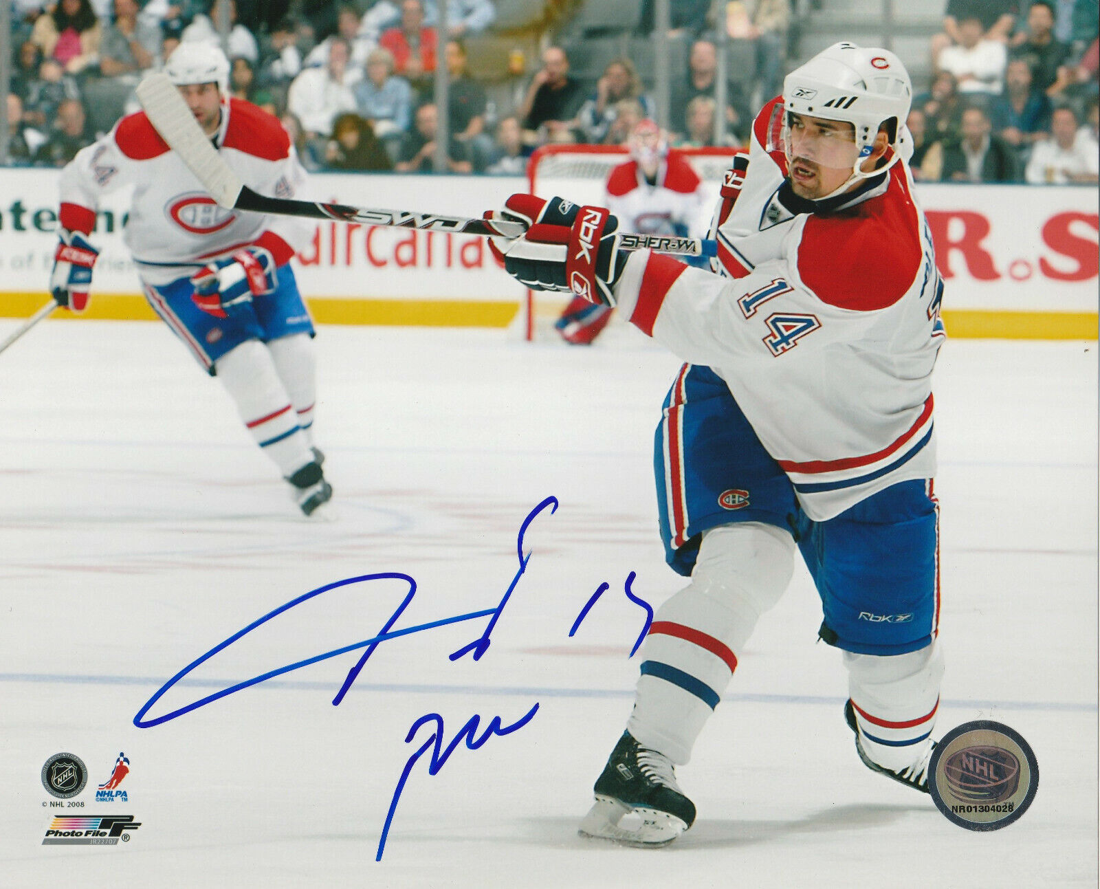 TOMAS PLEKANEC SIGNED MONTREAL CANADIENS 8x10 Photo Poster painting #2 Autograph