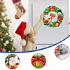 DIY Special Shaped Diamond Painting Wall Decor Wreath Kit(Santa Snowman)