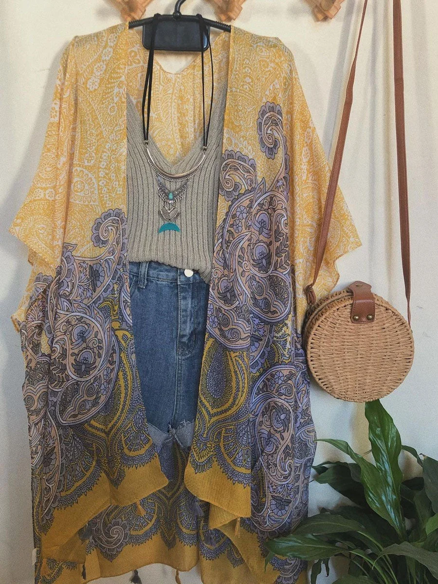 Print Casual Outwear