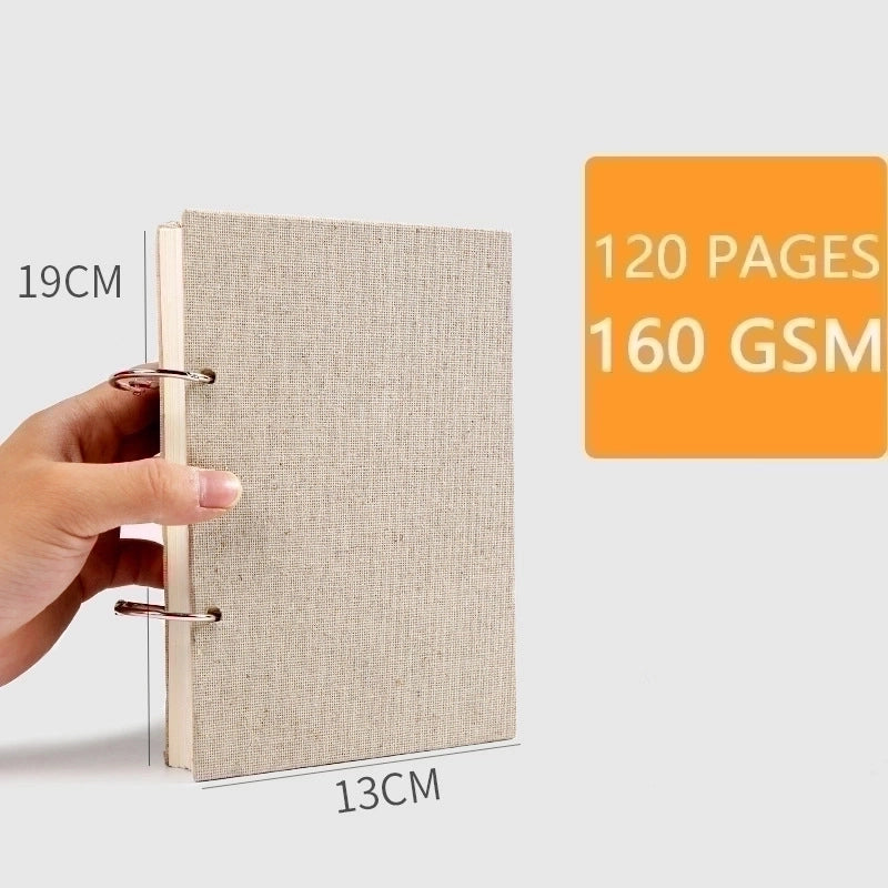 1 Piece Solid Color Learning Paper Casual Notebook