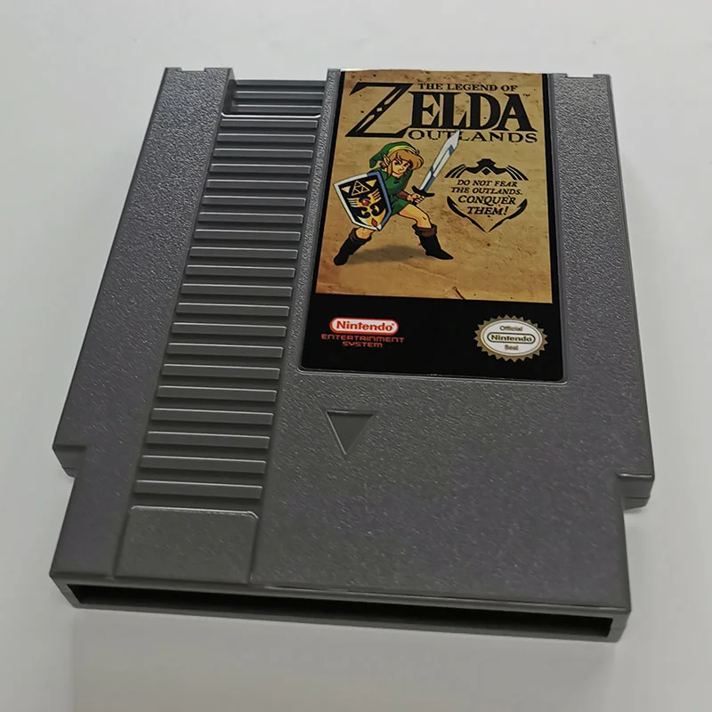 The Legend of Zelda: Outlands For Nintendo NES - 8 Bit Game Cartridge
