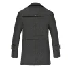 Men's Scarf Collar Thickened Cotton Wool Coat