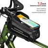 Bicycle Phone Front Frame Bag Waterproof Bike Phone Mount Pouch Bike Accessories