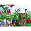 5D DIY Diamond Painting Fence Hummingbird Full Square Drill Craft (50x70CM)