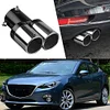Dual Outlet Car Exhaust Tip Stainless Steel Auto Muffler Silencer Accessories
