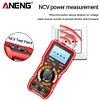 DC AC Voltage Tester Meter 2000 Counts NCV Digital Multimeter with LED Lights