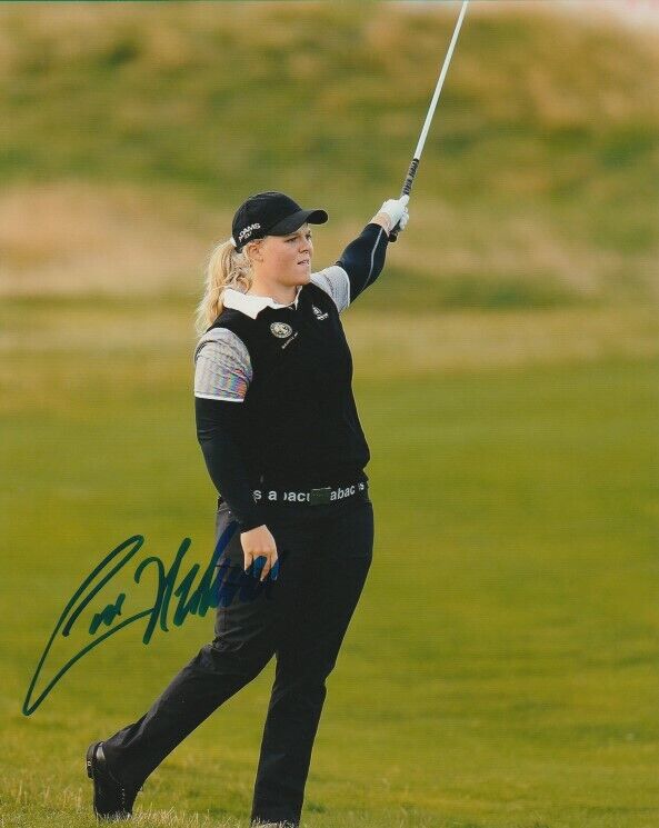 CAROLINE HEDWALL SIGNED LPGA GOLF 8x10 Photo Poster painting #2 Autograph PROOF