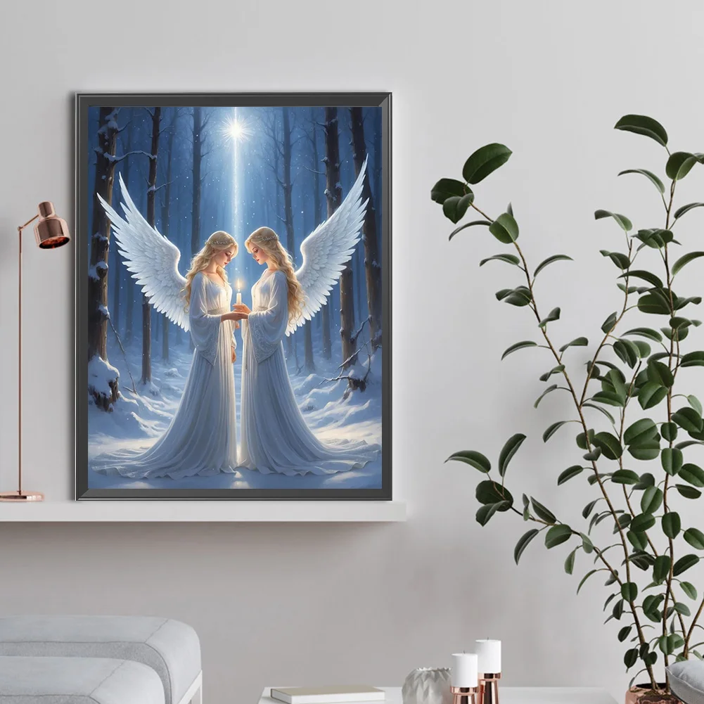 Full Round Diamond Painting 30*40cm - Praying Girl