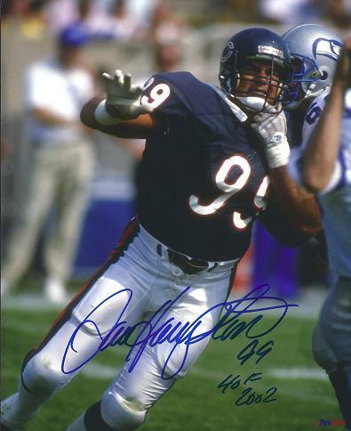 Dan Hampton Signed - Autographed Chicago Bears 8x10 inch Photo Poster painting - Hall of Famer